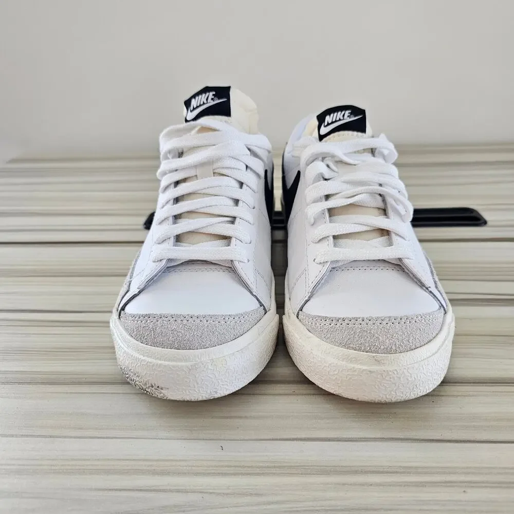 Nike White Leather Blazer Low '77 Vintage Men's Shoes Sneakers Size 7.5 - Picture 4 of 10